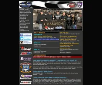 Westcoastsprintcars.com(West Coast Sprint Car Series) Screenshot