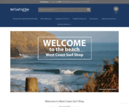 Westcoastsurf.co.uk(West Coast Surf Rip Curl Patagonia Wetsuit Surfboard Surf School Abersoch) Screenshot