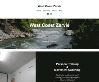 Westcoastzarvie.ca(West Coast Zarvie Mark Zarvie) Screenshot