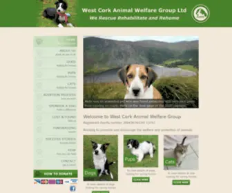 Westcorkanimals.com(West Cork Animals) Screenshot