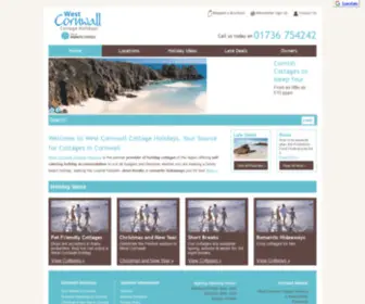 Westcornwallcottageholidays.com(Westcornwallcottageholidays) Screenshot