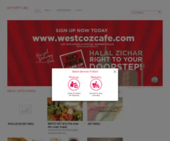 Westcozcafe.com(West Coz Cafe) Screenshot