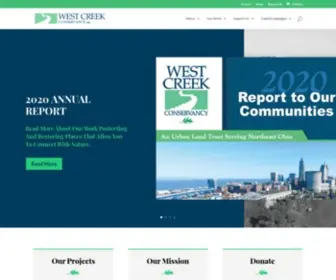 Westcreek.org(West Creek Conservancy) Screenshot