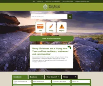 Westdevon.gov.uk(West Devon Borough Council) Screenshot