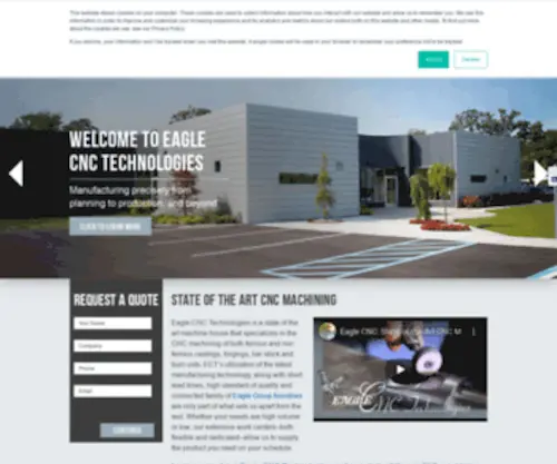 Westechcorp.com(Eagle CNC Technologies) Screenshot