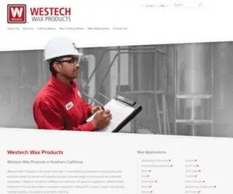 Westechwax.com(Westech Wax Products) Screenshot