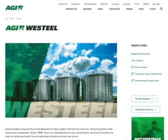 Westeel.com(Westeel Storage Solutions) Screenshot