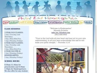 Westendkindergarten.com(West End Kindergarten) Screenshot