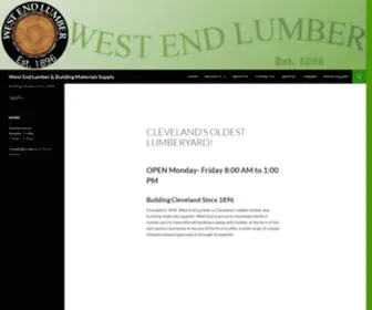 Westendlumber.com(West End Lumber) Screenshot