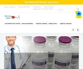 Westendmedicalsupplies.com(Buy Syringe with Needle Starting $4.99) Screenshot