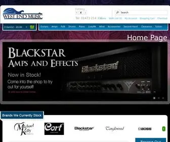 Westendmusic.co.uk(West End Music) Screenshot