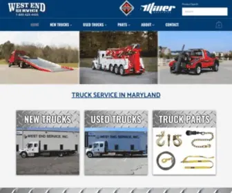 Westendservice.com(Truck Service Maryland) Screenshot