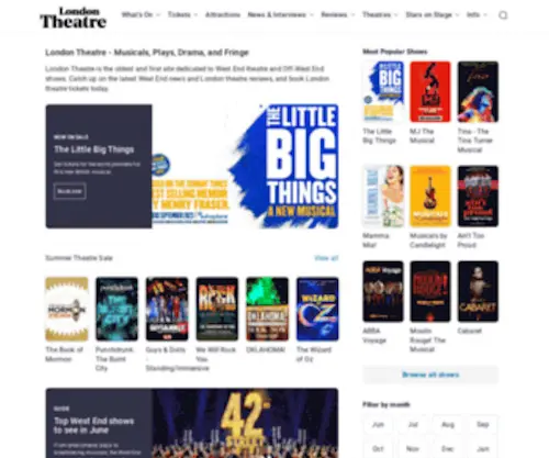 Westendtheatrebookings.com(London Theatre tickets) Screenshot