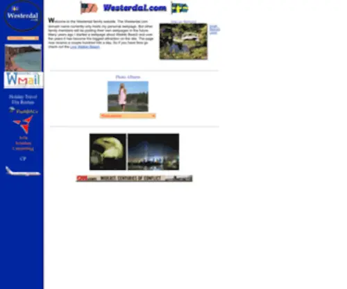 Westerdal.com(Westerdal Family Website) Screenshot