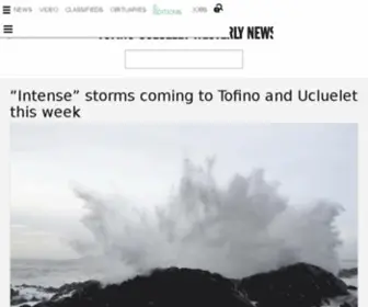 Westerlynews.ca(Tofino-Ucluelet News) Screenshot