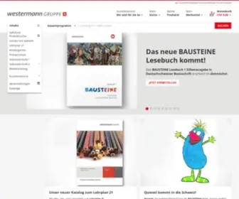 Westermanngruppe.ch(Westermann Gruppe in der Schweiz) Screenshot