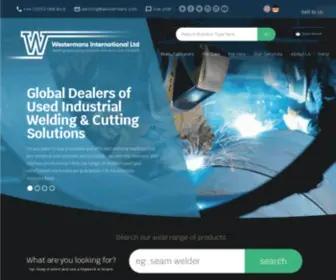 Westermans.com(New & Refurbished Welding) Screenshot