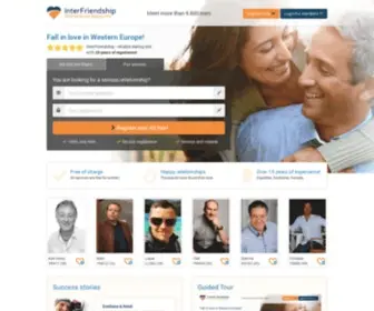 Western-Men.com(Dating and marriage site InterFriendship) Screenshot