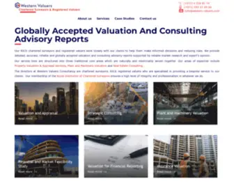 Western-Valuers.com(Chartered Surveyors) Screenshot
