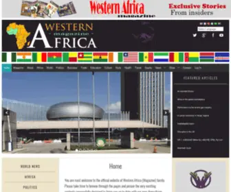 Westernafricamagazine.org(Western Africa Magazine) Screenshot