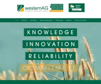 Westernag.com.au(Western AG) Screenshot