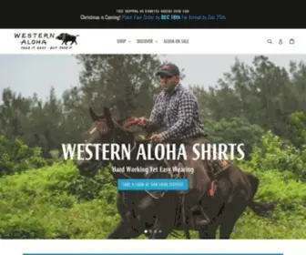 Westernaloha.com(Western Aloha) Screenshot