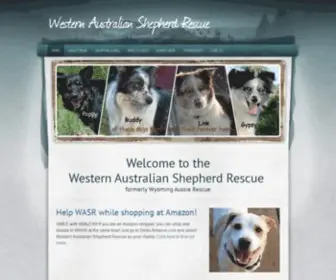 Westernaustralianshepherdrescue.com(Rescue aussies) Screenshot