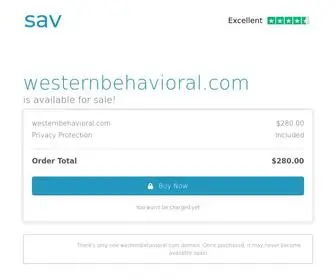 Westernbehavioral.com(The premium domain name) Screenshot