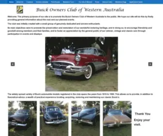 Westernbuicks.org(Western Australian Buicks) Screenshot