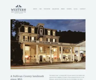 Westerncallicoon.com(Western Hotel) Screenshot