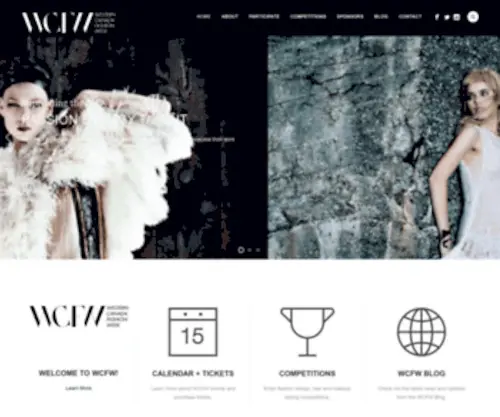 Westerncanadafashionweek.com(Western Canada Fashion Week) Screenshot