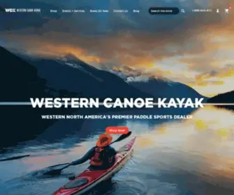 Westerncanoekayak.com(Canoes For Sale Canada) Screenshot