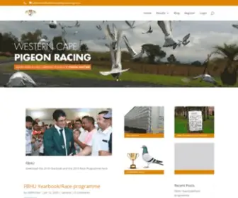 Westerncapepigeonracing.co.za(Western Cape Pigeon Racing) Screenshot