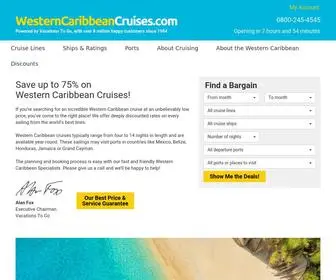 Westerncaribbeancruises.com(Western Caribbean Cruises) Screenshot