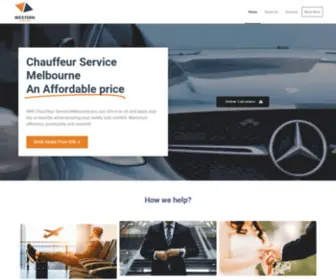 Westernchauffeurs.com.au(Chauffeur Service Melbourne) Screenshot