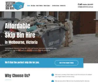 Westerncheapbinhire.com.au(Western Cheap Bin Hire) Screenshot