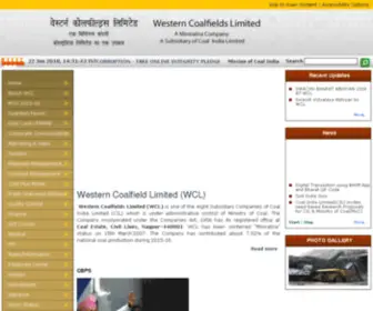 Westerncoal.gov.in(Western Coalfields Limited) Screenshot