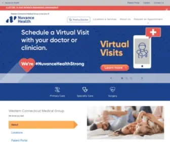 Westernconnecticutmedicalgroup.org(Home) Screenshot
