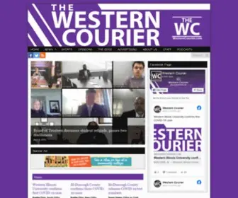 Westerncourier.com(The independent student newspaper of Western Illinois University) Screenshot