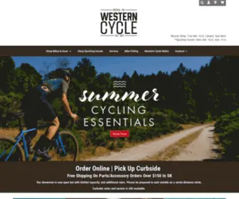 Westerncycle.ca(Western Cycle) Screenshot