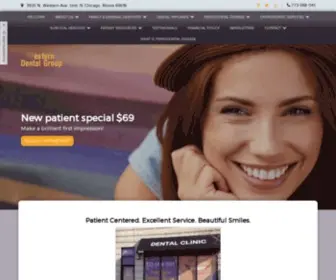 Westerndentalchicago.com(Chicago Dentist. Simona Katona) Screenshot