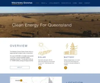 Westerndownsgreenpowerhub.com.au(Western Down Green Power Hub) Screenshot