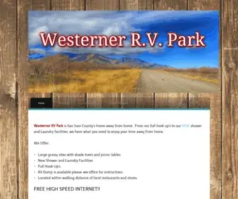 WesternerrvPark.com(Westerner RV Park) Screenshot