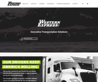 Westernexp.com(Western Express) Screenshot