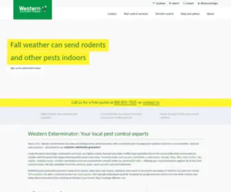 Westernexterminator.com(Western Exterminator) Screenshot