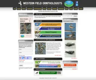 Westernfieldornithologists.org(Western Field Ornithologists) Screenshot
