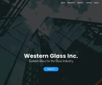 Westernglass.ca(Western Glass Inc) Screenshot