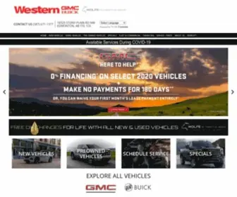 Westerngmcbuick.com Screenshot