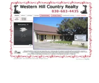 Westernhillcountryrealty.com(Westernhillcountryrealty) Screenshot