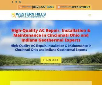 Westernhillsheating.com(Western Hills Heating & Air) Screenshot